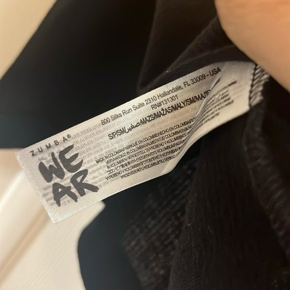 ZUMBA WEAR Tank Top Sz S "Est. 2001" Spicy Ribbed Sleeveless Racerback T-shirt! - Picture 9 of 12